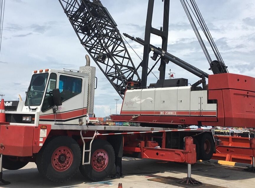 Used Link Belt Hc H Ii Lattice Boom Truck Crane Crane For Sale In